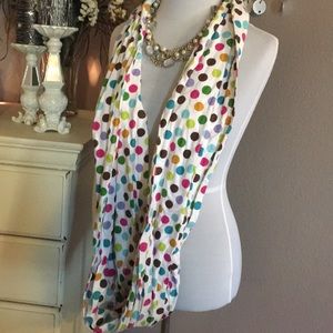 Polka dot scarf